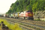 Eastbound grain train
